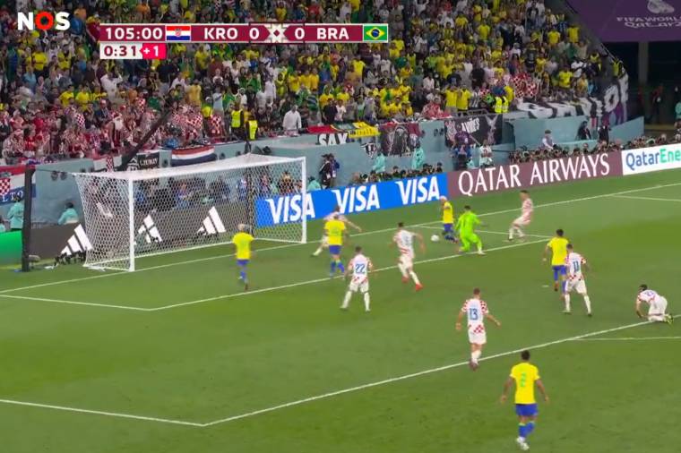 Neymar komt op gelijke hoogte met Pelé door historische goal tegen Kroatië