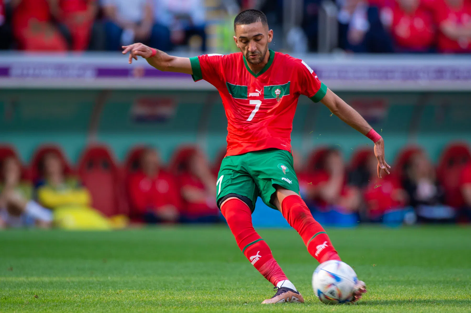 Fraaie odd: één schot op doel van Ziyech betekent een klapper