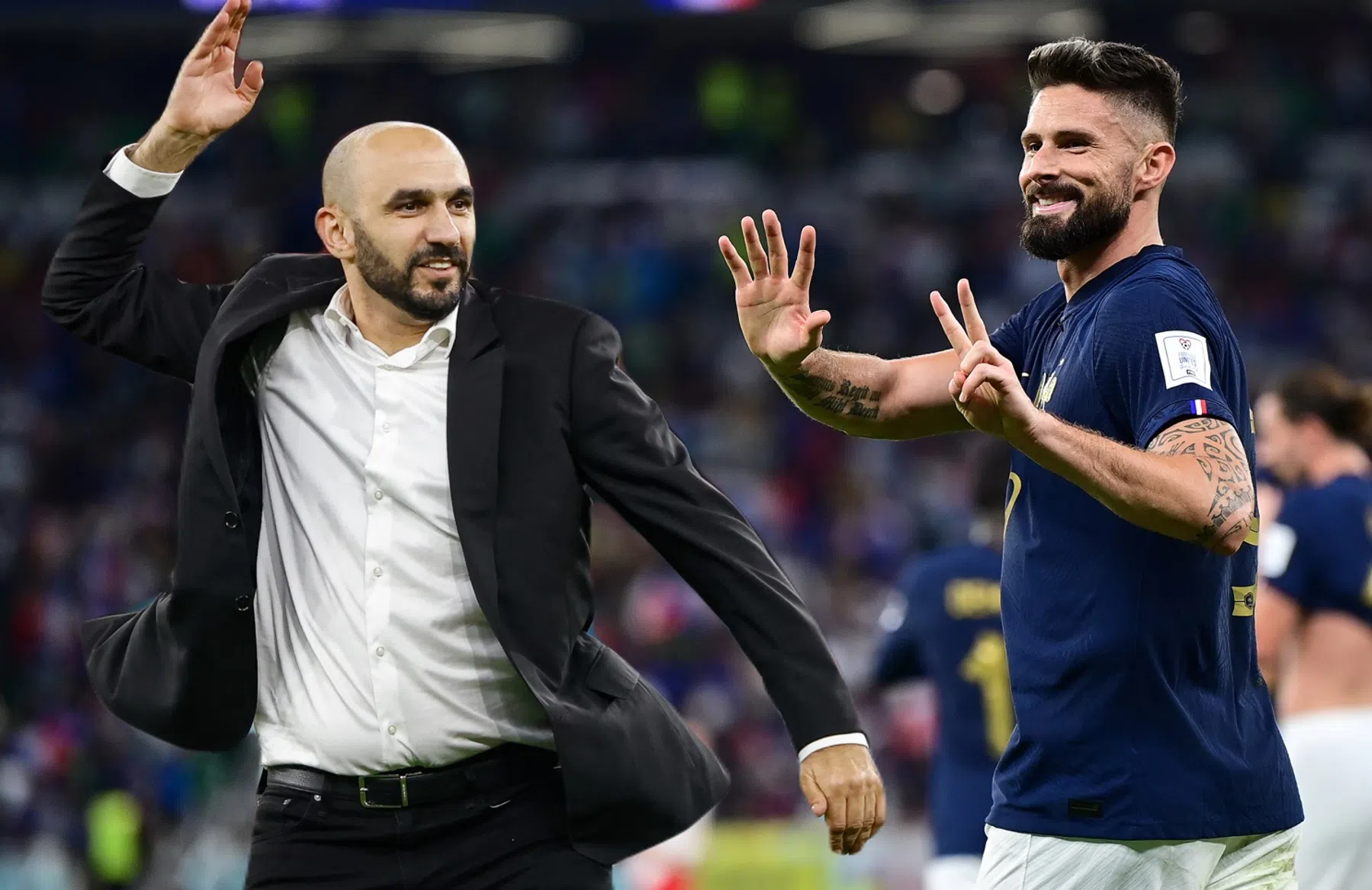 Strijd om finaleplek blijkt speciaal weerzien tussen Regragui en Giroud