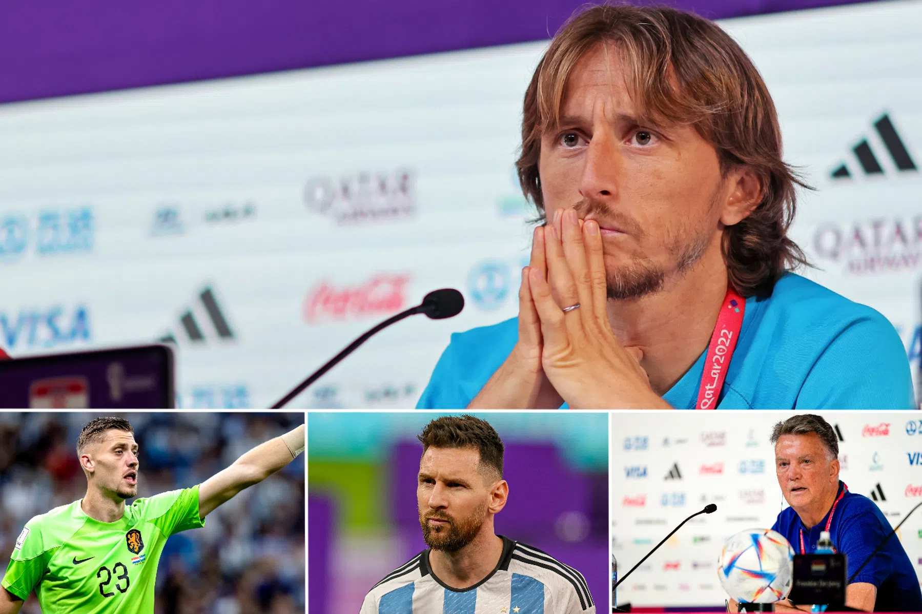 Modric doet zijn best om 'fout' van Van Gaal en Noppert te vermijden