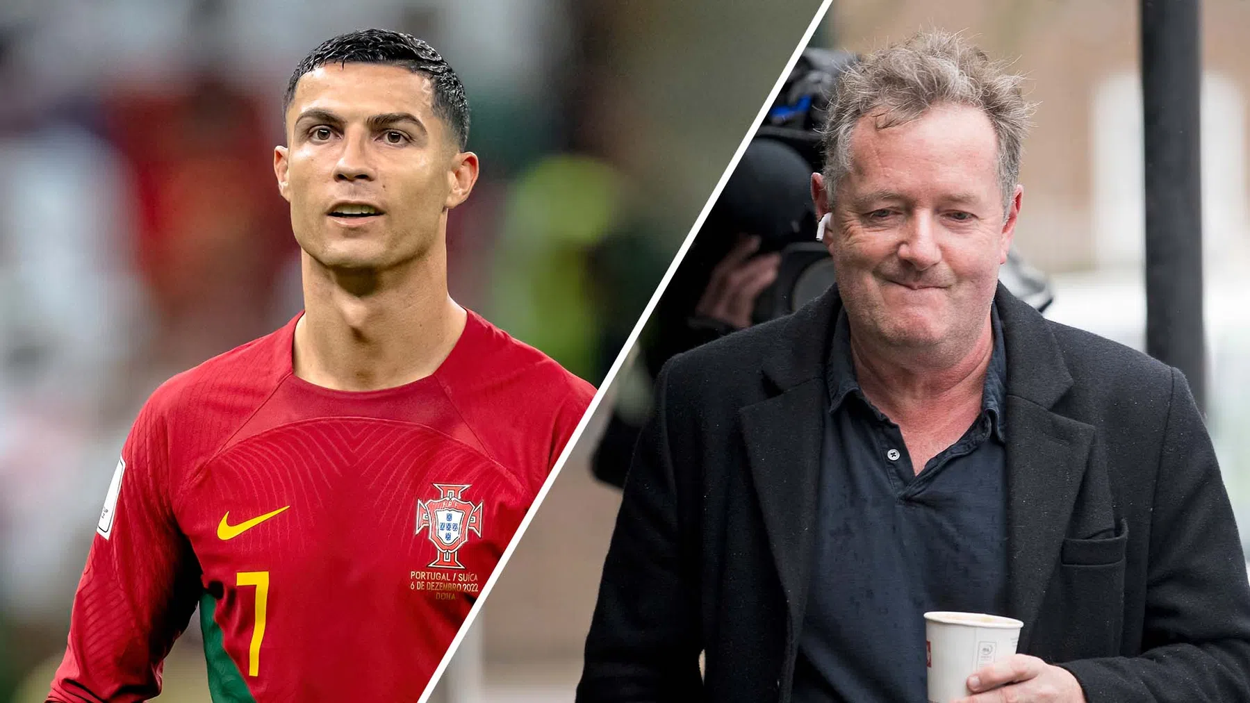Piers Morgan blijft bij standpunt: 'Ronaldo beste ooit, Messi derde of vierde'