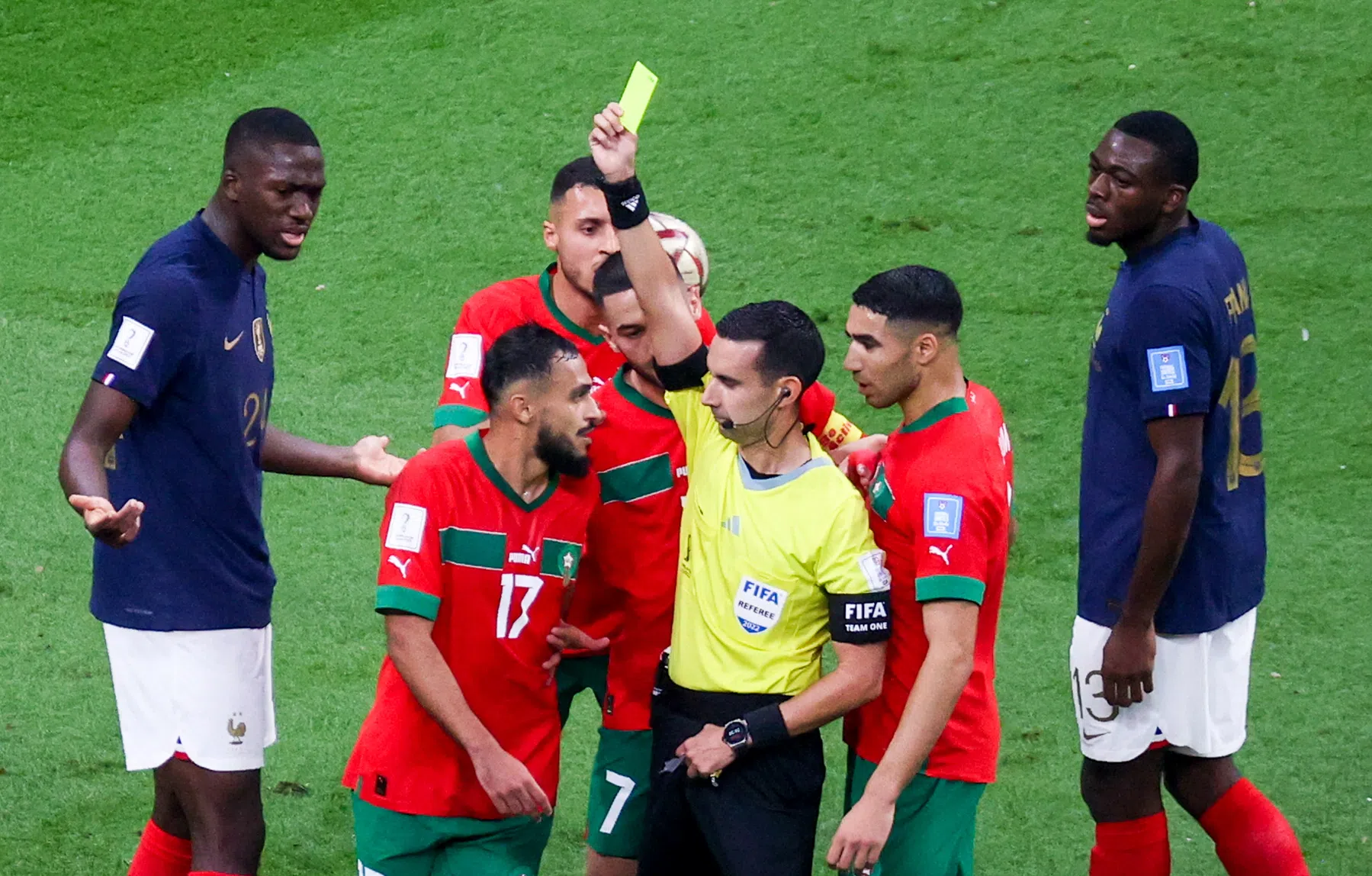 Marokko dient klacht in tegen arbitrage na halve finale tegen Frankrijk
