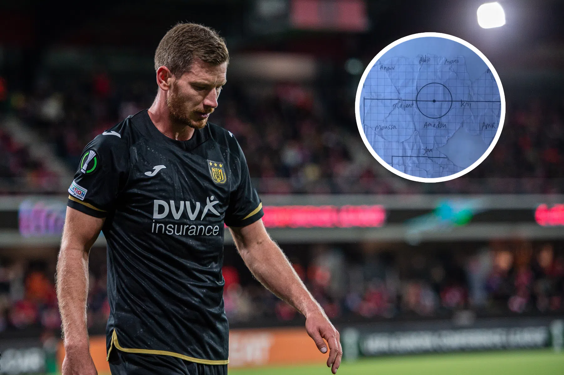 Trainer laat Vertonghen via briefje lachen om bijzondere tactiek