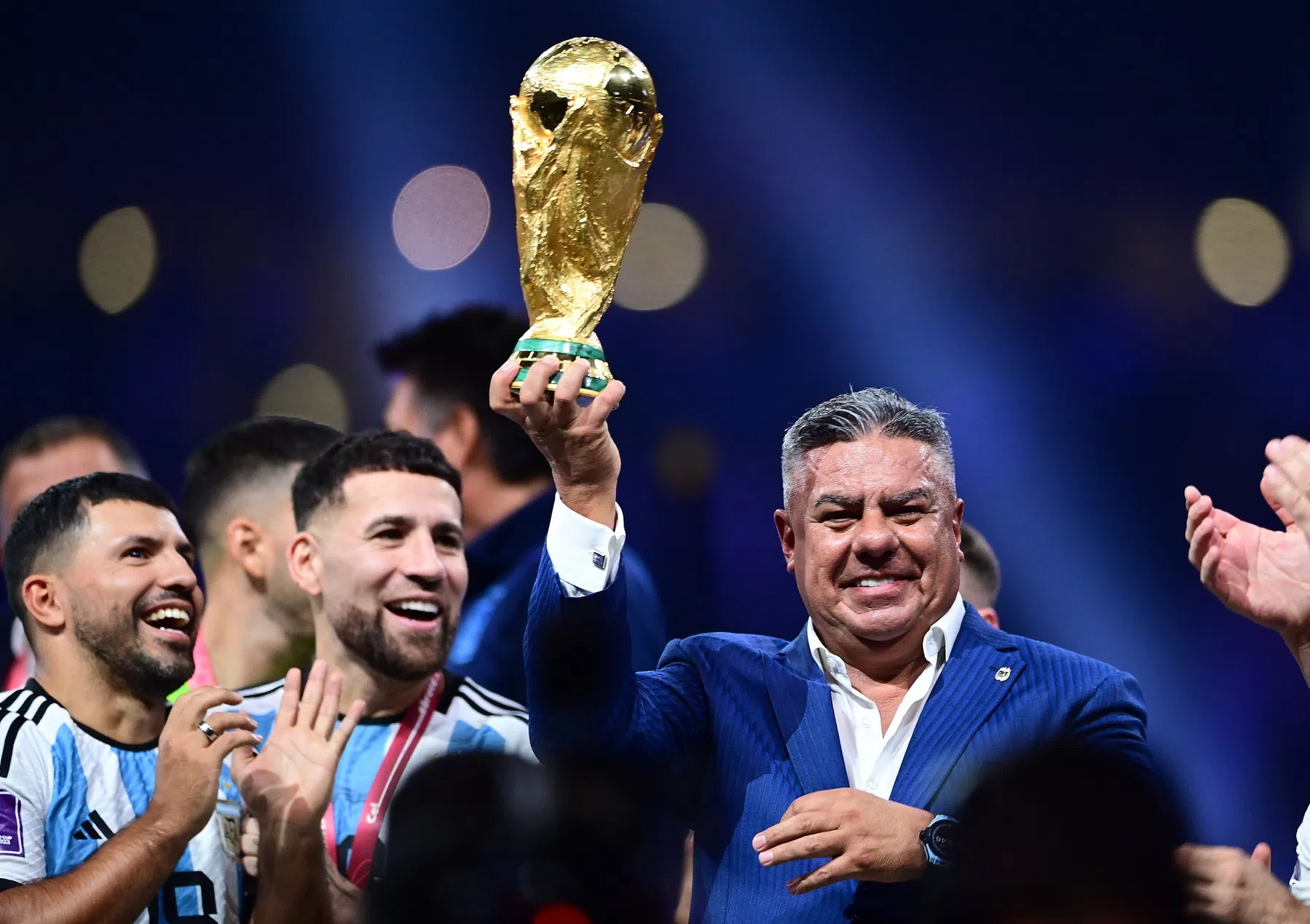 Ook Argentijnse bondsvoorzitter vereeuwigd dankzij wereldtitel