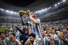 Thumbnail for article: Stel doet bijzonder verhaal: Messi vierde WK-winst met neppe wereldbeker