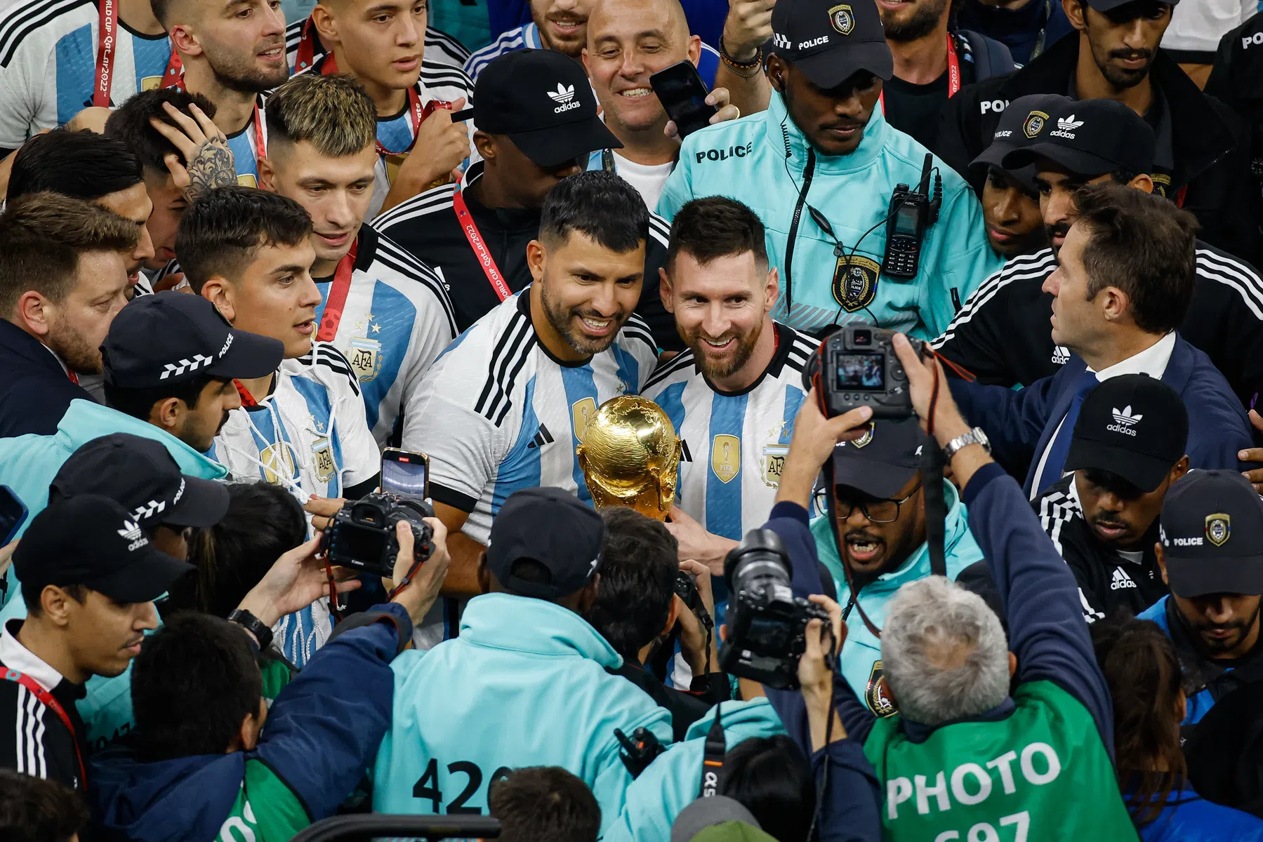 Messi werd boos om alcoholgebruik Agüero na WK-zege