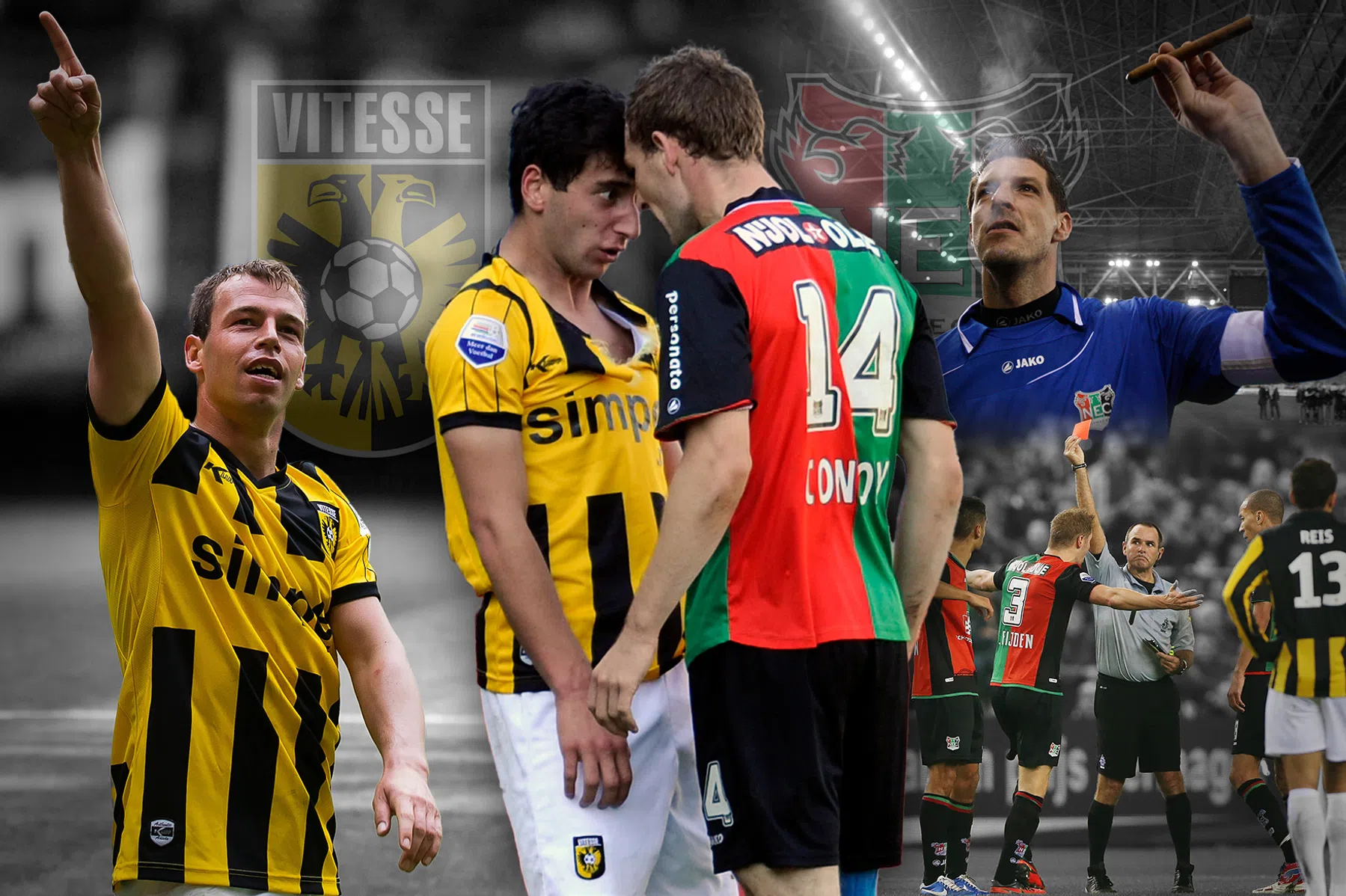 De strijd om Gelderland: zes memorabele derby's tussen Vitesse en NEC