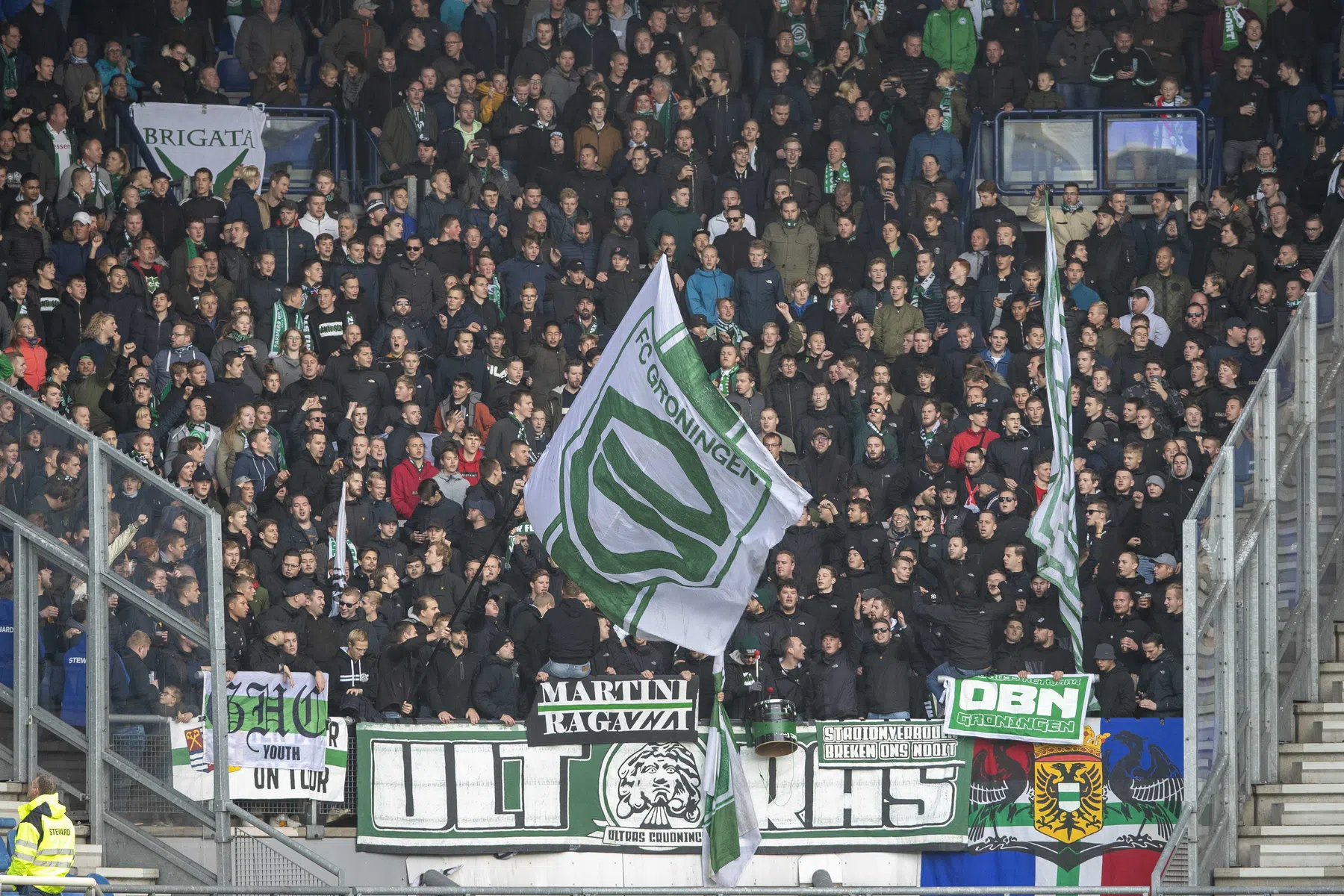 Supporters FC Groningen boycotten Derby van het Noorden