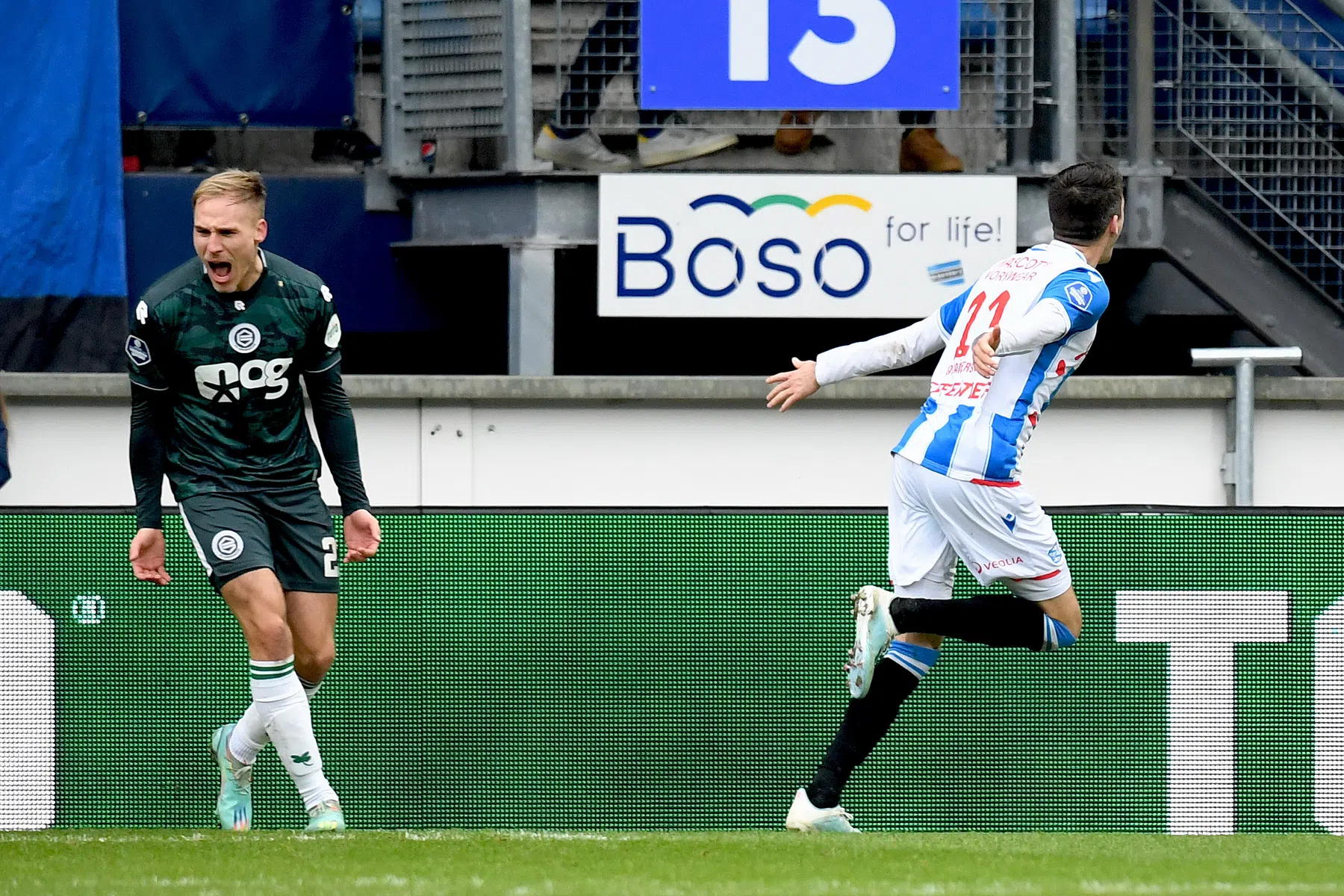 Heerenveen deelt crisisclub Groningen volgende dreun uit