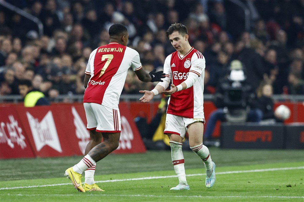 Schreuder wijzigt basiself Ajax: Bergwijn, Brobbey en Rensch starten