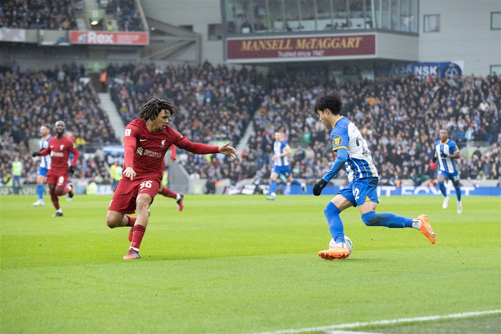 Reuzendoder Brighton deelt opnieuw dreun uit aan dolend Liverpool
