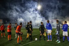 Thumbnail for article: Spakenburg nog drie wedstrijden verwijderd van Europa na zege op Katwijk