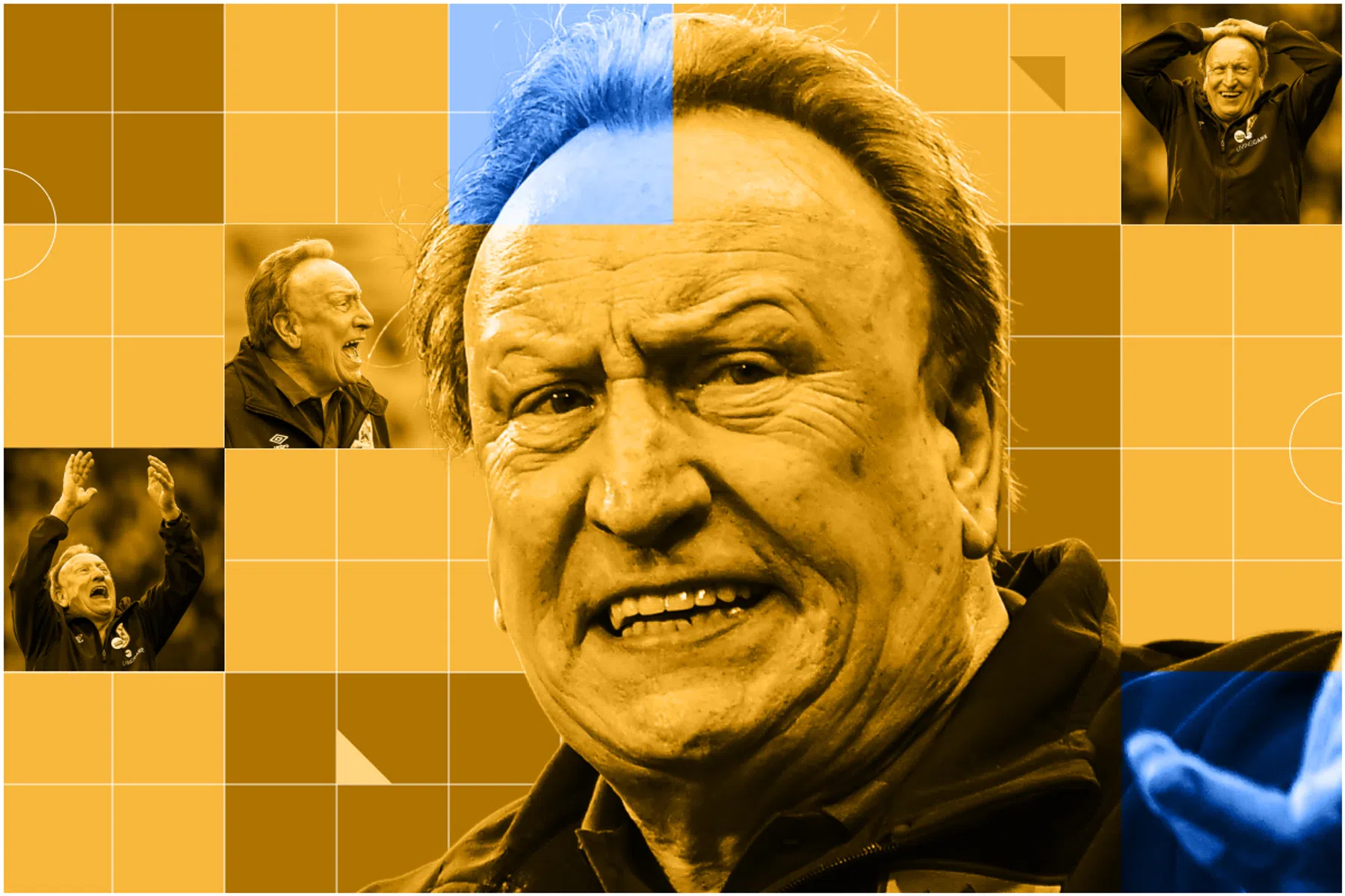 Cultcoach Neil Warnock zoekt al ruim veertig jaar ruzie
