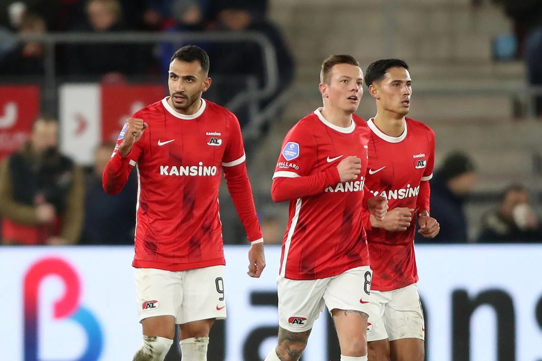 AZ houdt na moeizame avond tegen Cambuur Feyenoord in het vizier