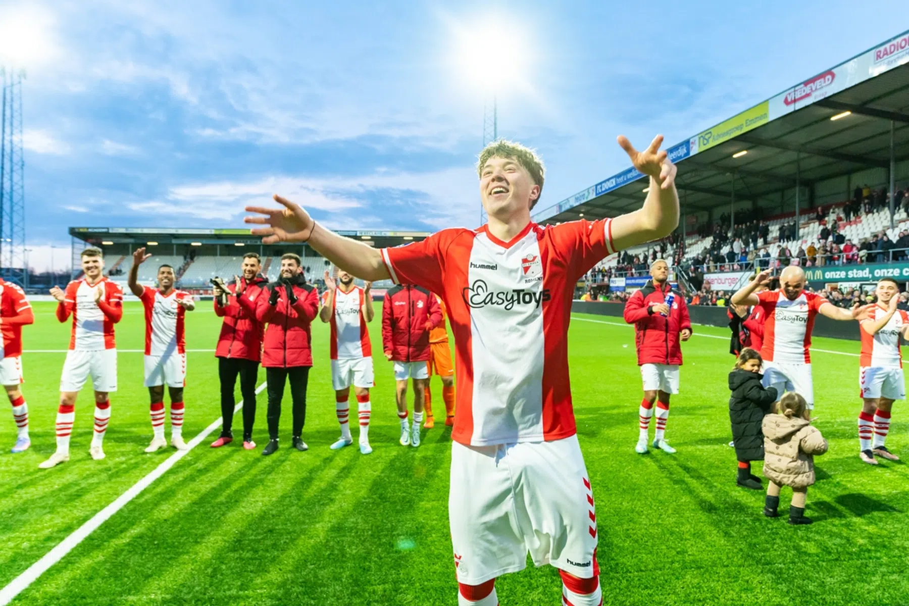 Romeny houdt zijn woord bij Emmen: 'Zat echt in mijn hoofd de laatste weken'