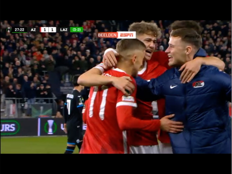 Samenvatting: AZ stunt wederom tegen Lazio