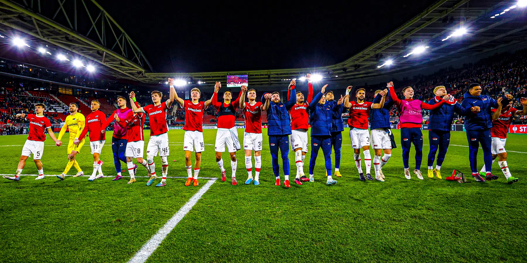 AZ maakt indruk: 'Aan zelfvertrouwen geen gebrek'