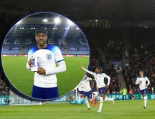 Thumbnail for article: Invaller Madueke geeft masterclass aan Jong Frankrijk in oefeninterland