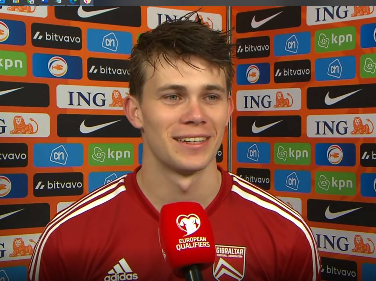 Hartman leeft zijn droom bij Gibraltar: 'Gek om op één veld te staan met Memphis'