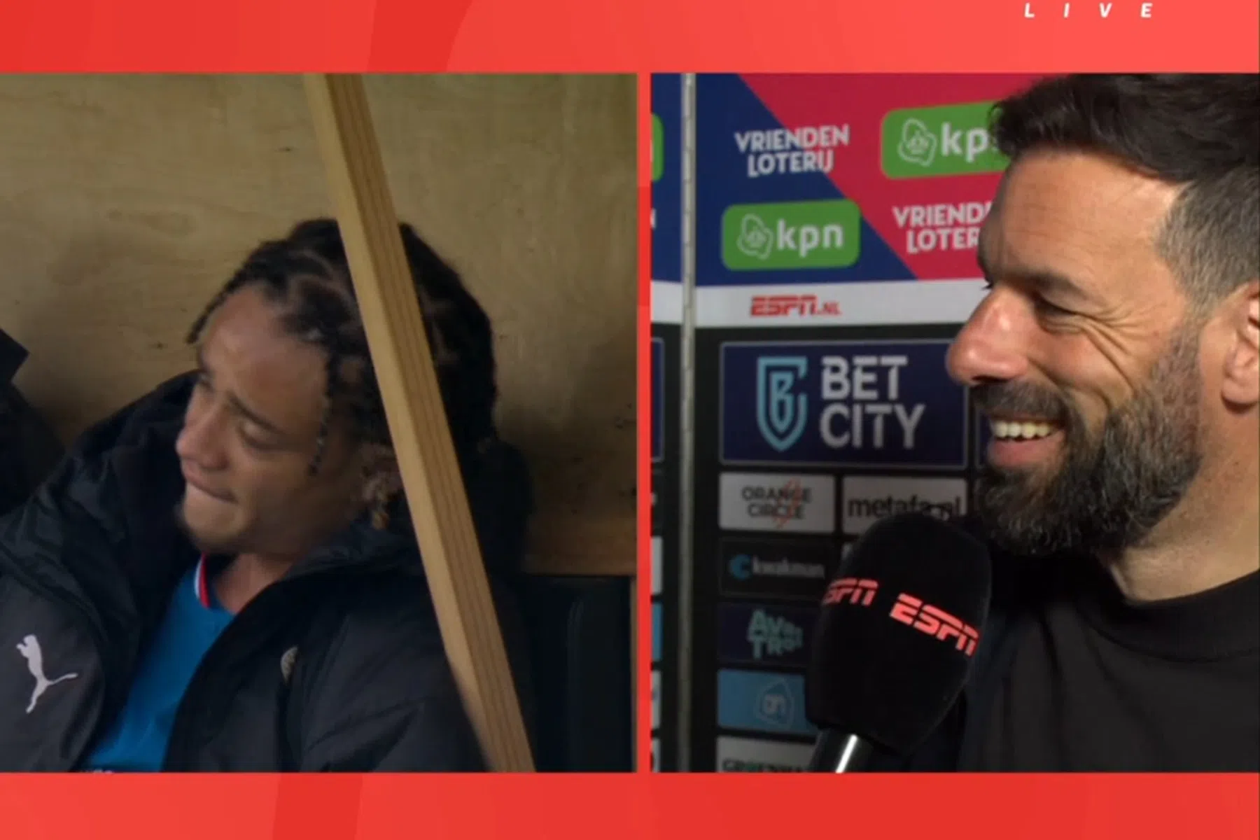 Van Nistelrooij geniet van mopperende Simons: 'Heerlijk toch!'