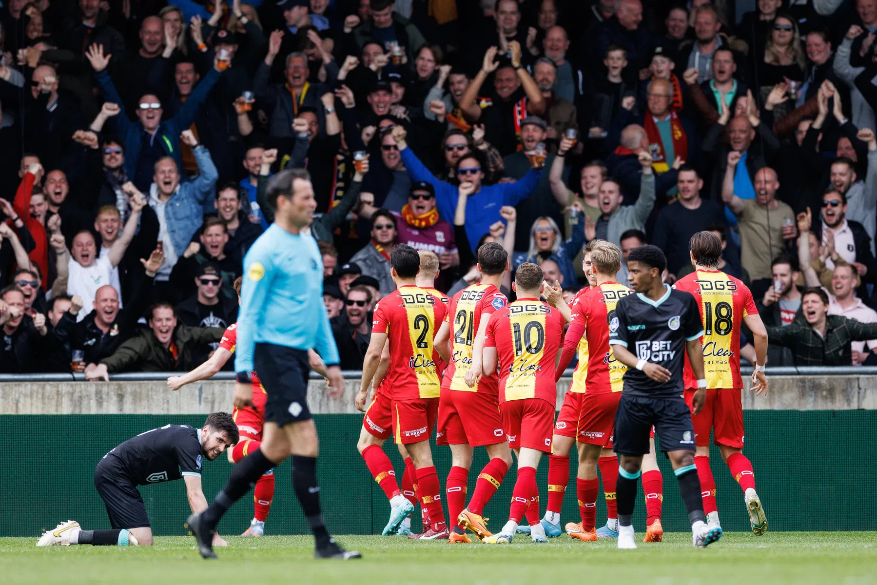 Geen degradatiezorgen bij Go Ahead meer na zege op Yilmaz-loos Fortuna