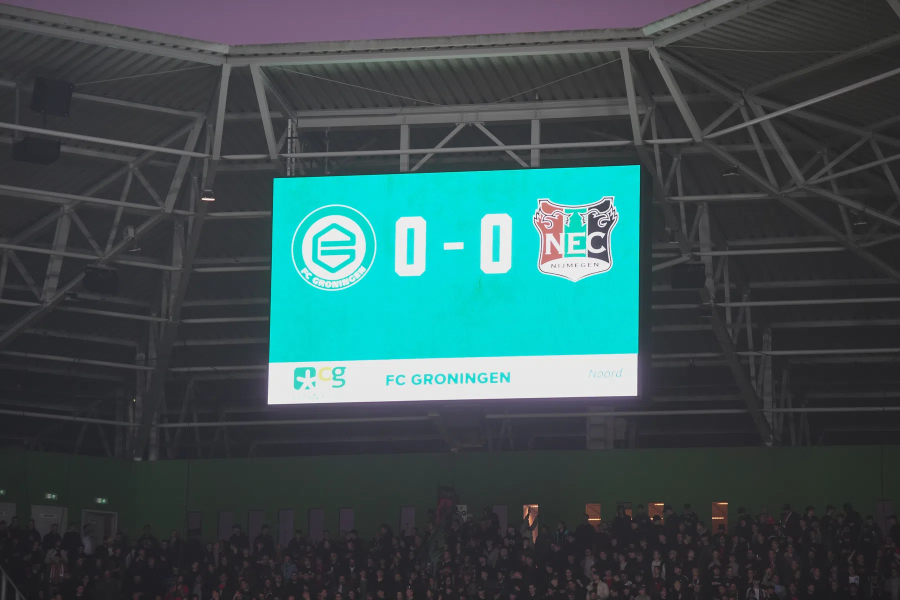 Groningen en NEC maken gestaakt duel dinsdag af zonder publiek