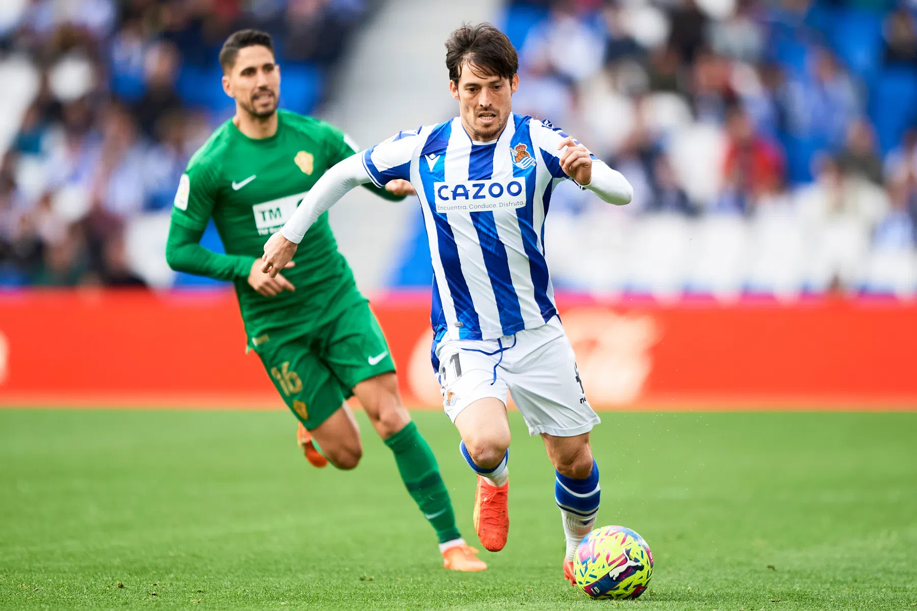 David Silva gidst Real Sociedad de Champions League in
