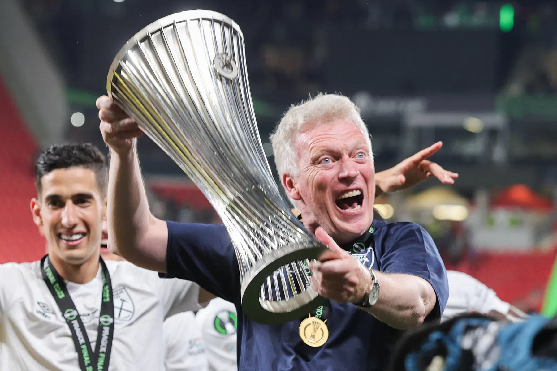 Eerste prijs voor Moyes na 1097 wedstrijden: 'Dit is fantastisch'