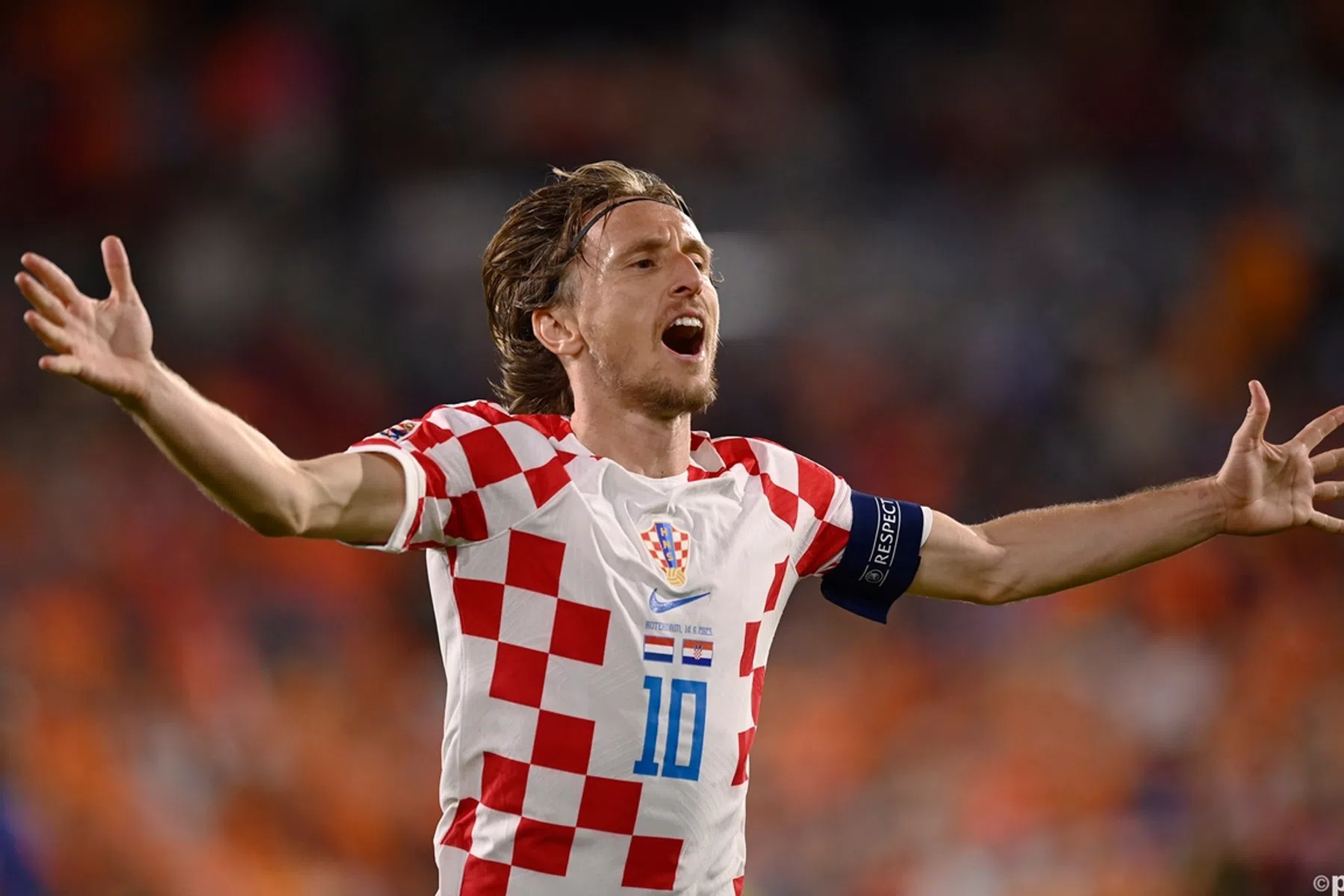 Modric dankt 14.000 Kroaten: 'Alsof we thuis speelden'
