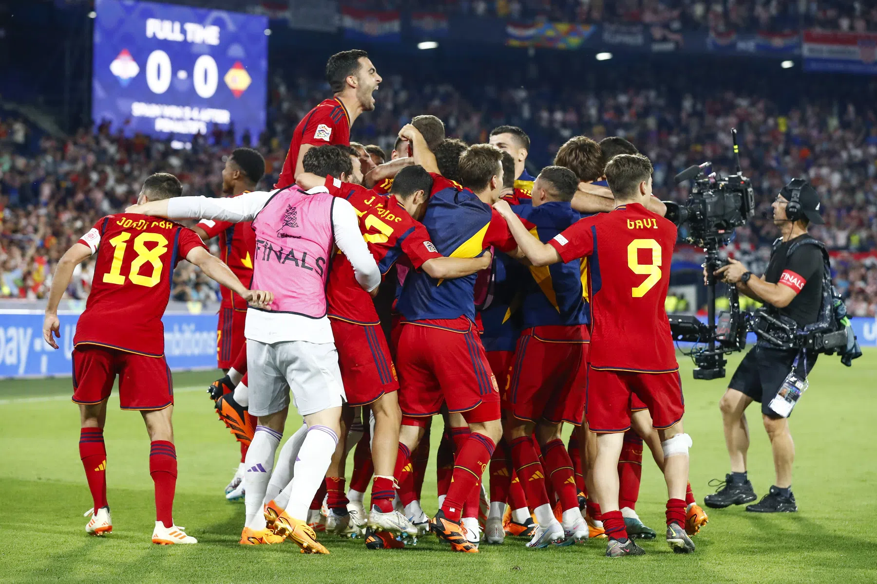 Spanje wint Nations League na strafschoppen tegen Kroatië