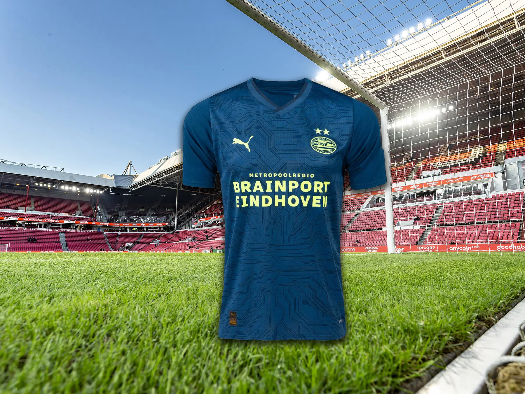 PSV presenteert 'computershirt' als derde tenue voor 2023/24