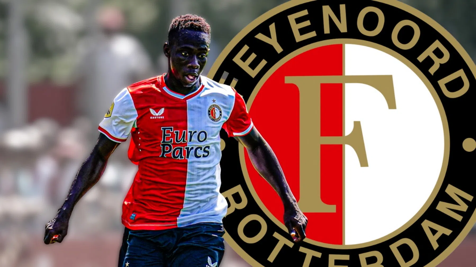 Minteh maakt meteen indruk bij Feyenoord