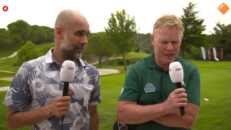 Koeman en Guardiola grappen over samenwerking