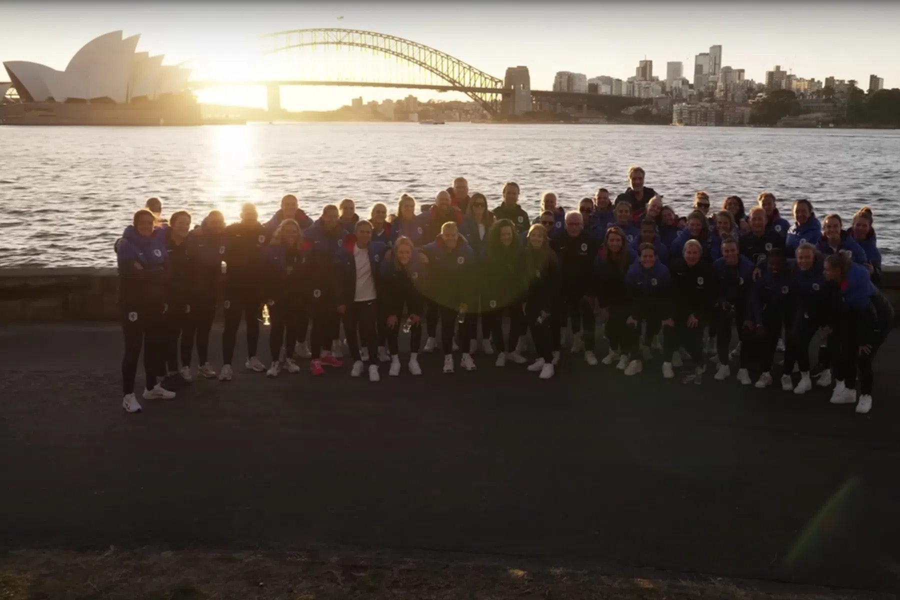 Oranje in Sydney: eerste training en bezoekje aan Royal Botanic Gardens