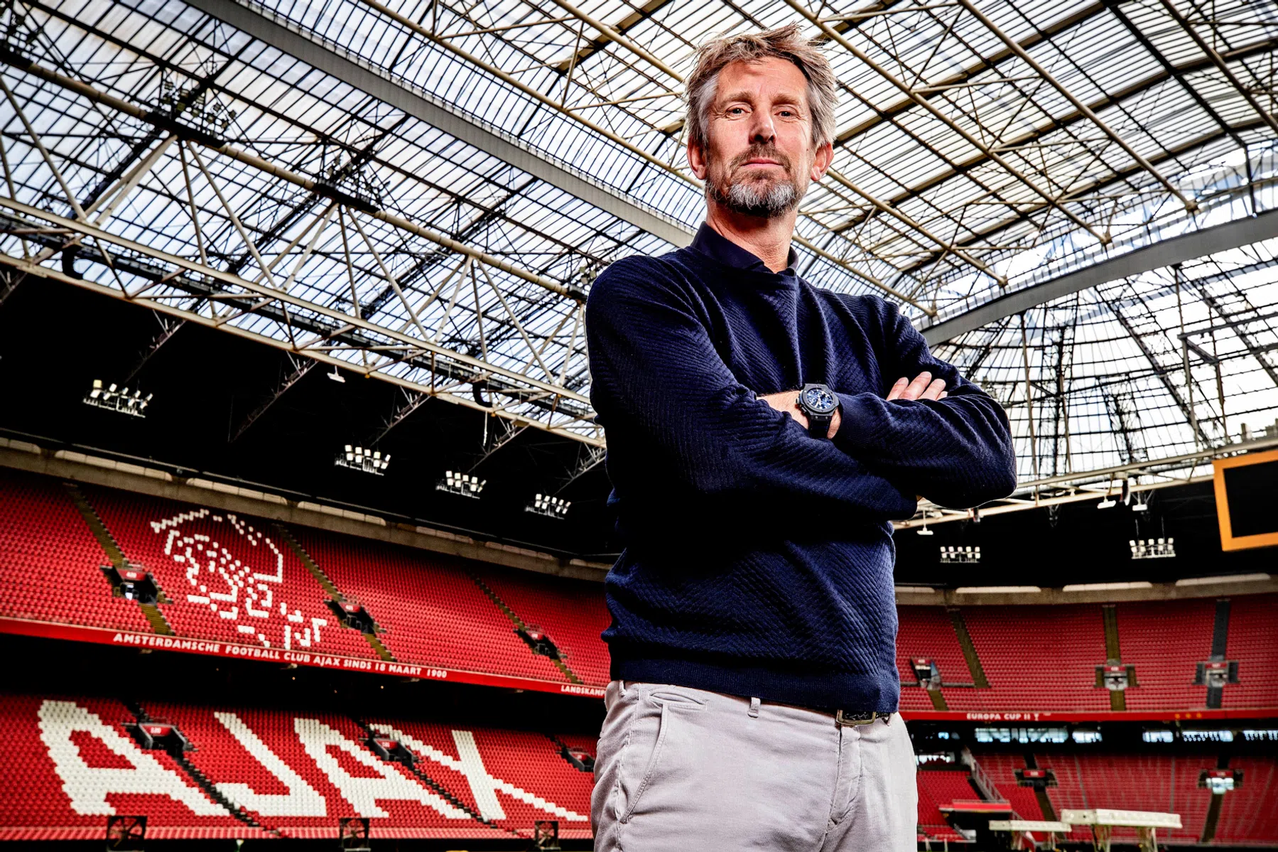 Van der Sar blijft op intensive care: 'Als we hem bezoeken, is hij aanspreekbaar'