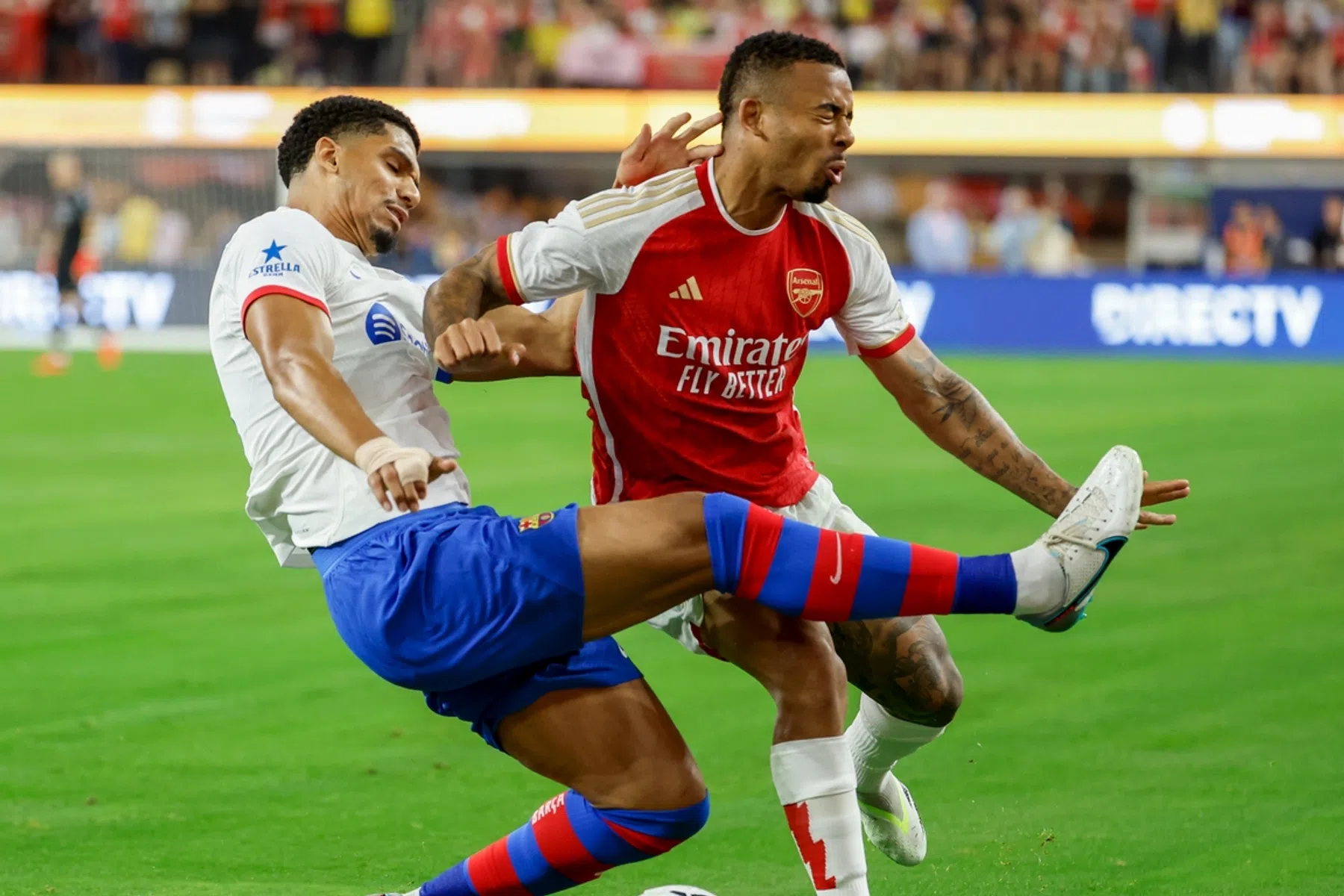 Trainers over tackles Araújo: 'Het was net een Champions League-wedstrijd'