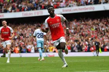 Thumbnail for article: Saka steelt de show bij competitiestart Arsenal