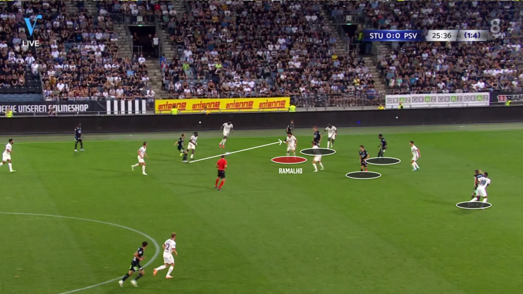 Defensie PSV vertoont nog steeds scheurtjes