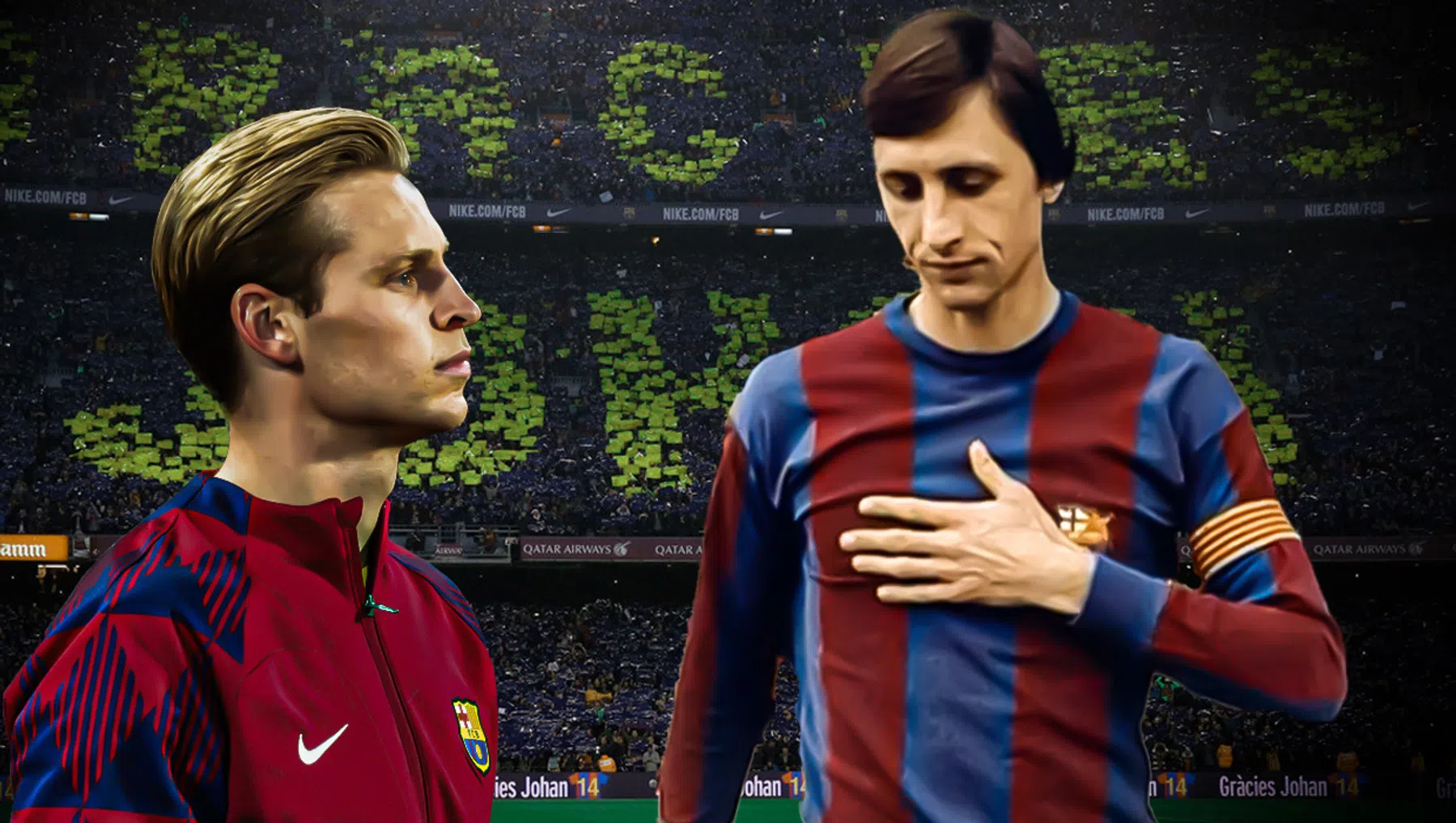 Frenkie geniet van Cruijff: 'Hij zou nog steeds één van de besten zijn'