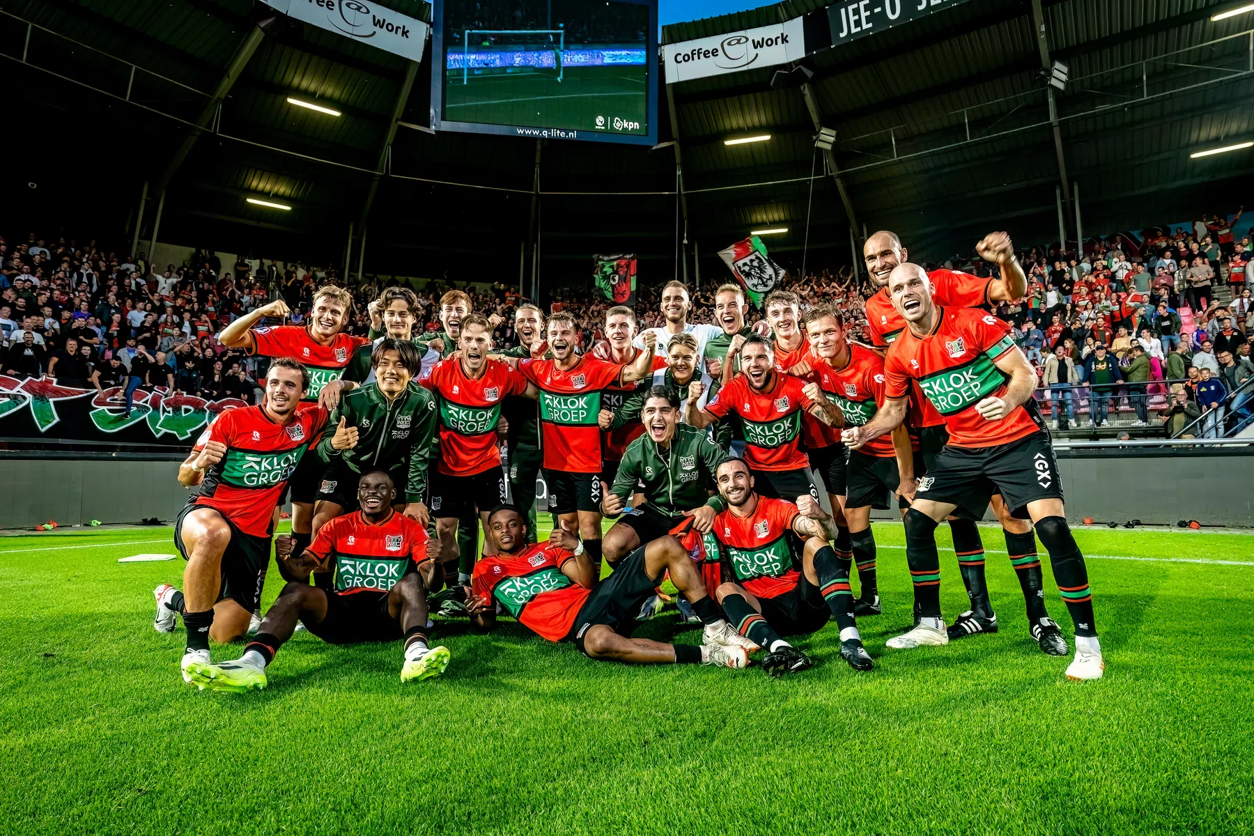 NEC krabbelt op: 'Van onrust is binnen de club nooit sprake geweest'