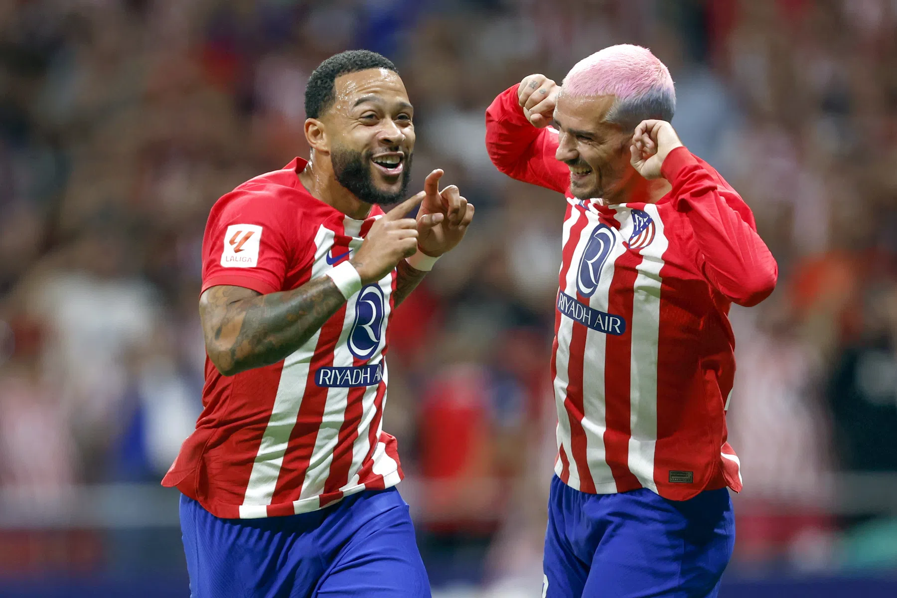 Monsterzege met een lach en een traan voor Memphis bij Atlético