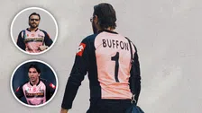 Thumbnail for article: Noord-Macedonische goalie eert Buffon met iconisch shirt