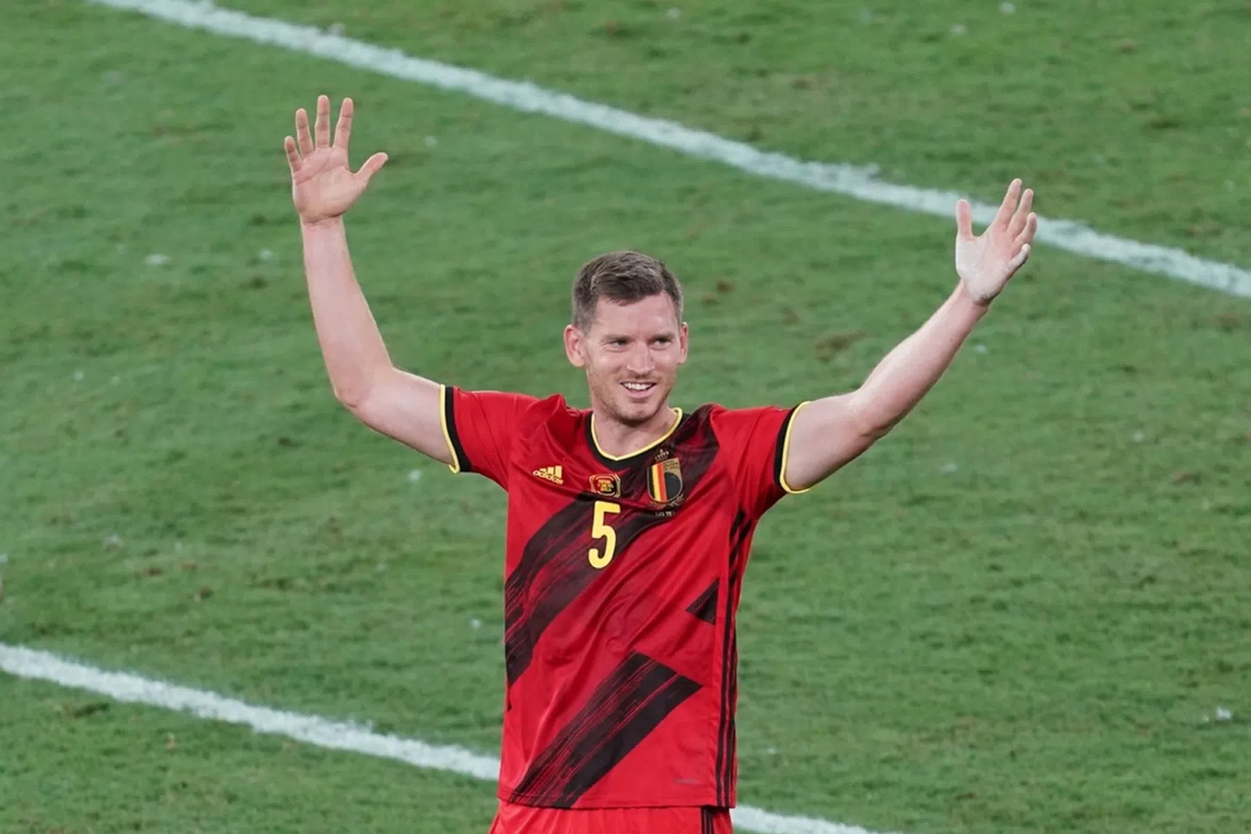 Vertonghen luistert fraaie mijlpaal voor België op met vroege treffer