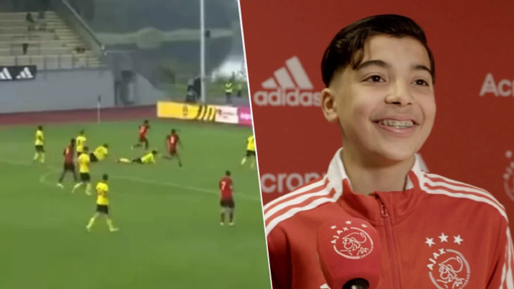 Ajax-talent Bounida tovert en laat Belgen smullen