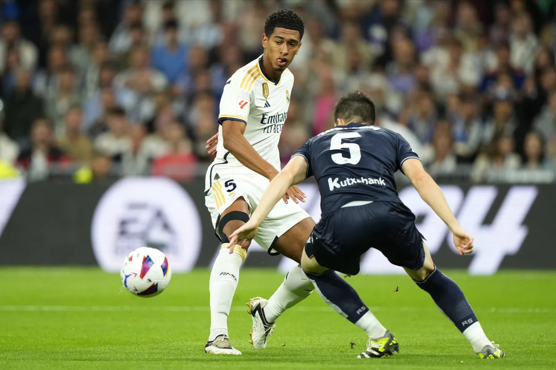 Real neemt koppositie over van Barça, Bellingham ziet reeks eindigen