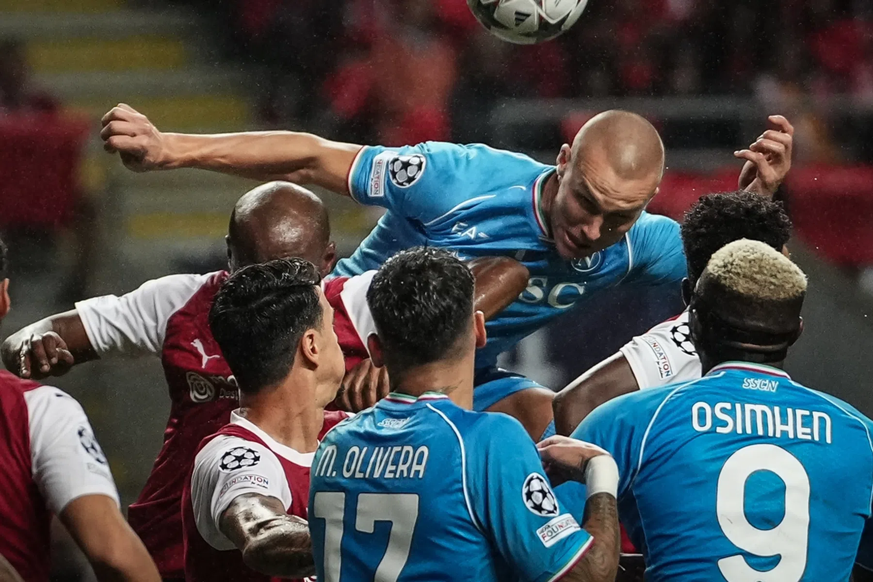 Late goal ex-PSV'er Bruma helpt Braga niet: Napoli zegeviert in Portugal