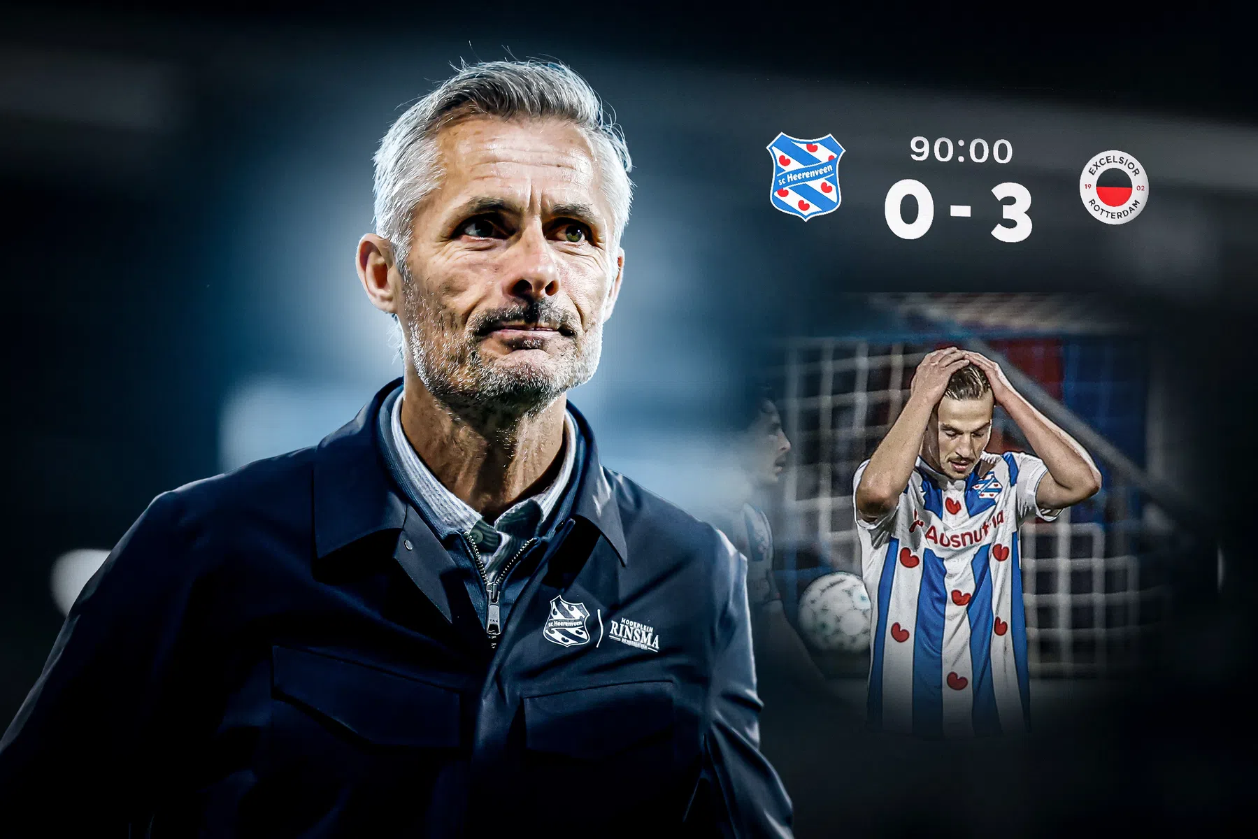 Feestvlaggen als witte zakdoekjes tijdens sportieve malaise bij SC Heerenveen