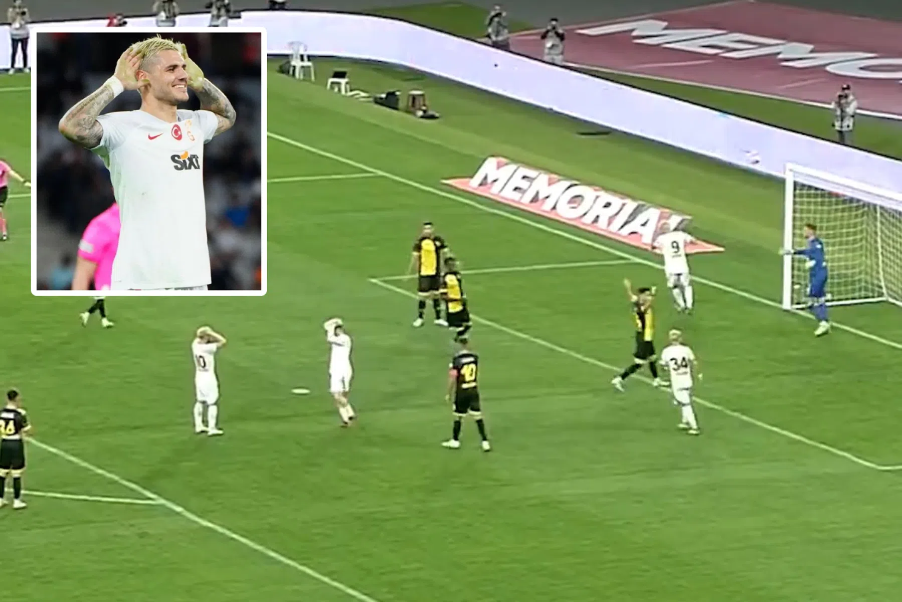 Hilarische 'Cruijff-penalty' is alweer vergeten: Icardi focust alleen op zijn goal