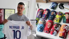 Thumbnail for article: Neymar en Osimhen bestellen hun scheenbeschermers bij een flatje in Almelo