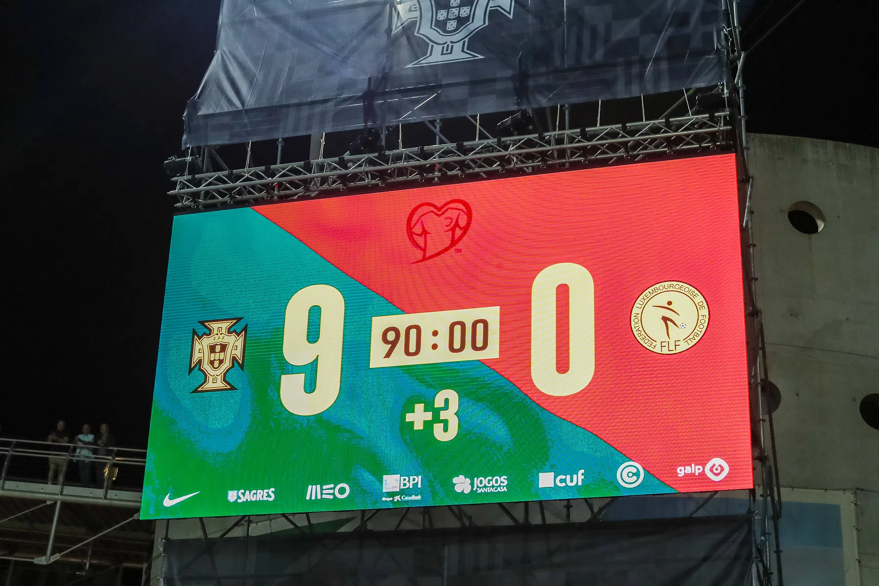 Met 9-0 verloren, maar EK-droom springlevend voor Luxemburg